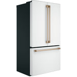 Café Matte White 36" Counter-Depth French-Door Refrigerator (23.1 Cu. Ft.) - CWE23SP4MW2