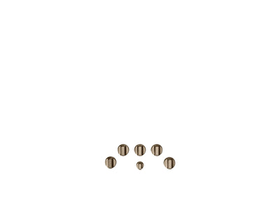 Café™ Brushed Copper 5-Piece Gas Cooktop Knobs - CXCG1K0PMCU