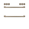 Café™ Brushed Bronze Front Control Electric Knobs and Handles Set - CXFCEHKPMBZ