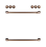 Café™ Brushed Copper Front Control Gas Knobs and Handles Set- CXFCGHKPMCU