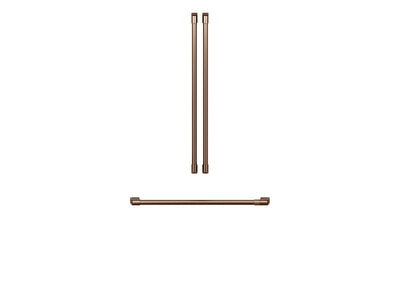 Café Brushed Copper Handle Kit for 36" Refrigerators - CXLB3H3PMCU