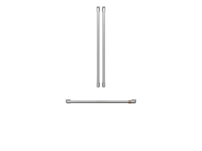 Café Brushed Stainless Handle Kit for 36" Refrigerators - CXLB3H3PMSS