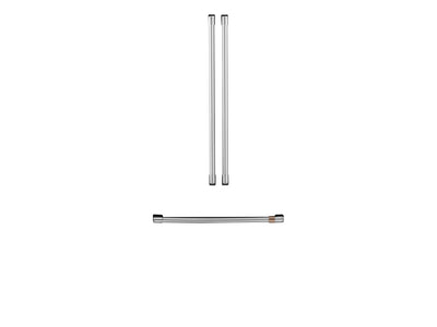Café Brushed Stainless French Door Refrigerator Handle Kit - CXMA3H3PNSS
