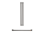 Café Brushed Black French Door Refrigerator Handle Kit - CXMB3H3PNBT