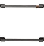 Café Brushed Black Undercounter Refrigeration Handle Kit - CXQD2H2PNBT