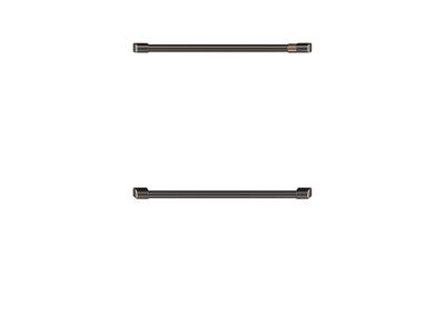 Café™ Brushed Black 2Pcs. 30" Wall Oven Handle - CXWD0H0PMBT