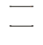 Café™ Brushed Black 2Pcs. 30" Wall Oven Handle - CXWD0H0PMBT