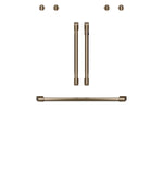 Café™ Brushed Bronze 2Pcs. French-Door Handles; 1Pc. 30" Handle; 4Pcs. Knobs Set - CXWDFHKPMBZ