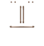 Café™ Brushed Copper 2Pcs. French-Door Handles; 1Pc. 30" Handle; 4Pcs. Knobs Set - CXWDFHKPMCU