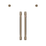 Café™ Brushed Bronze 2Pcs. French-Door Handles and 2Pcs. Knobs Set - CXWSFHKPMBZ