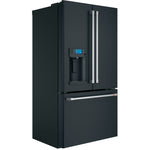 Café Matte Black 36" Counter-Depth French-Door Refrigerator with Hot Water Dispenser (22.2 Cu. Ft.) - CYE22TP3MD1
