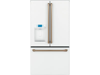 Café Matte White 36" Counter-Depth French-Door Refrigerator with Hot Water Dispenser (22.2 Cu. Ft.) - CYE22TP4MW2