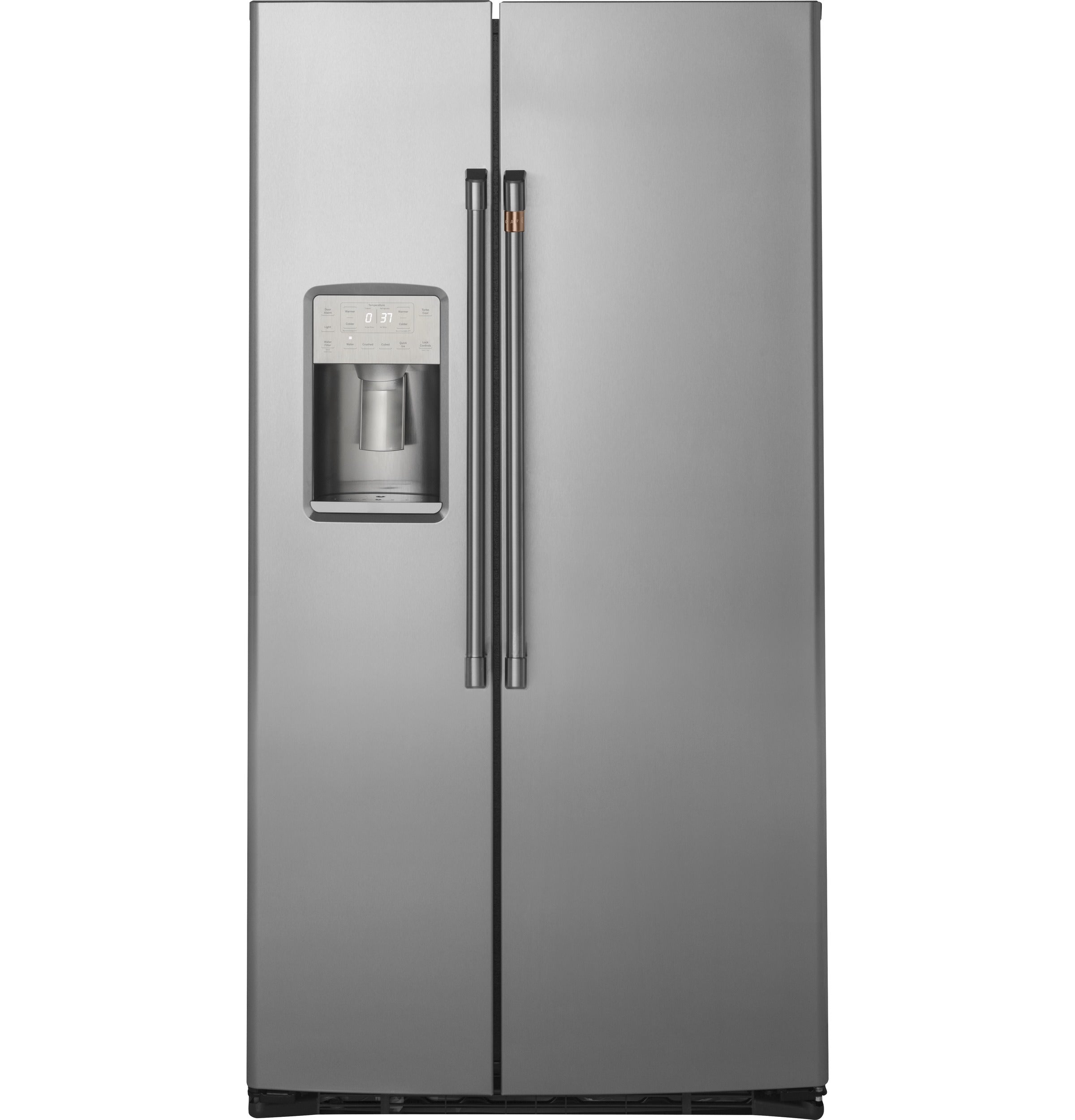 Café 36" 21.9 Cu. Ft. Stainless Steel Counter-Depth Side-by-Side Refrigerator - CZS22MP2NS1