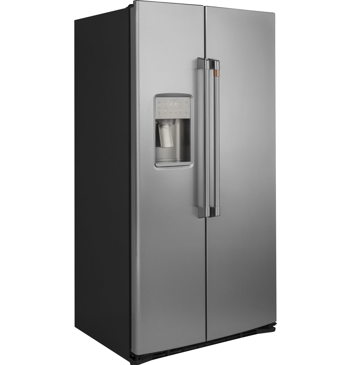 Café Stainless Steel 36" Counter-Depth Side-by-Side Refrigerator (21.9 Cu. Ft.) - CZS22MP2NS1