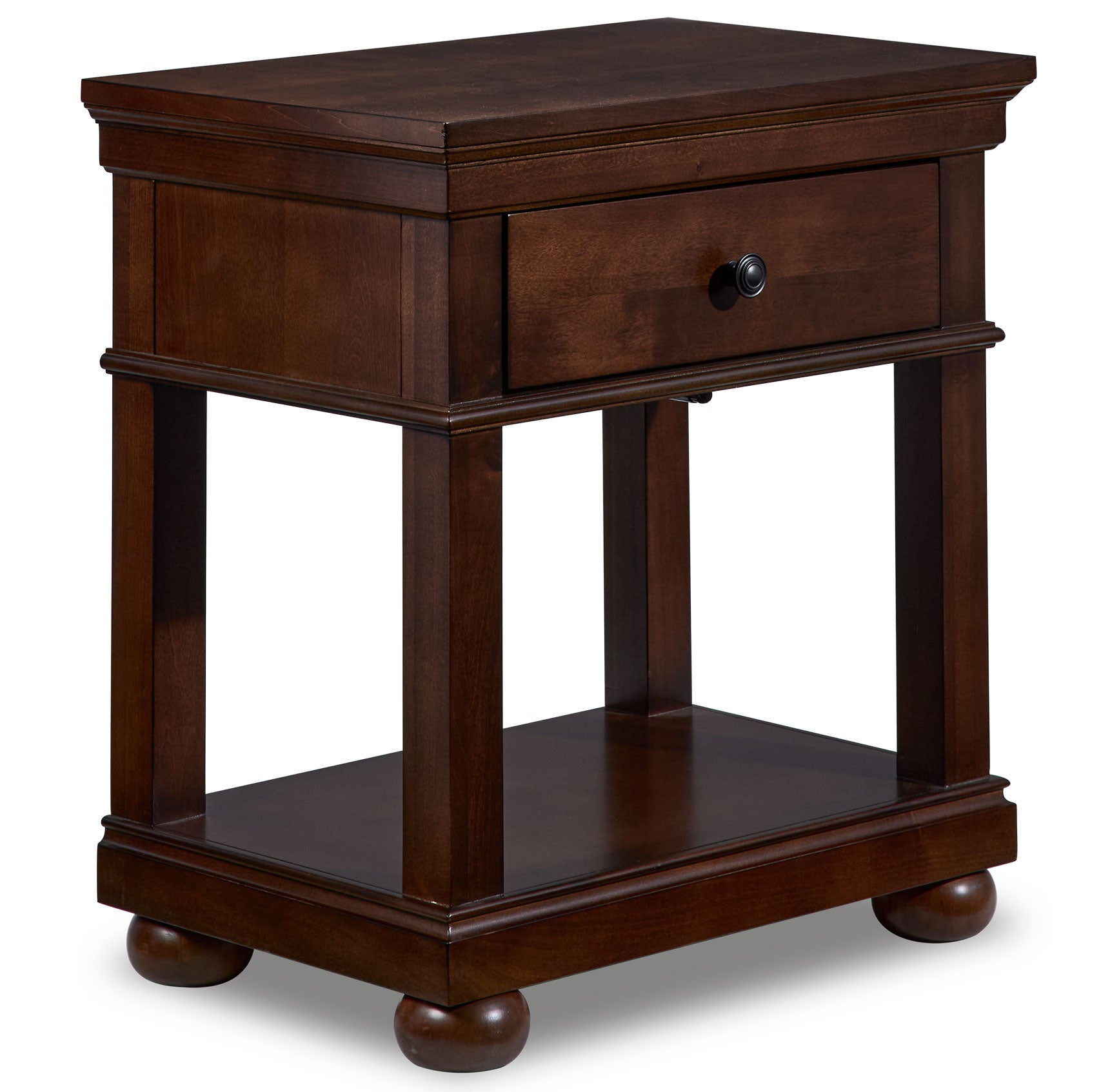 Canterbury Night Table - Warm Cherry