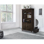 Cardano 2 Door Bookcase - Brown