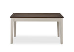 Caylie Dining Table - Ivory, Driftwood