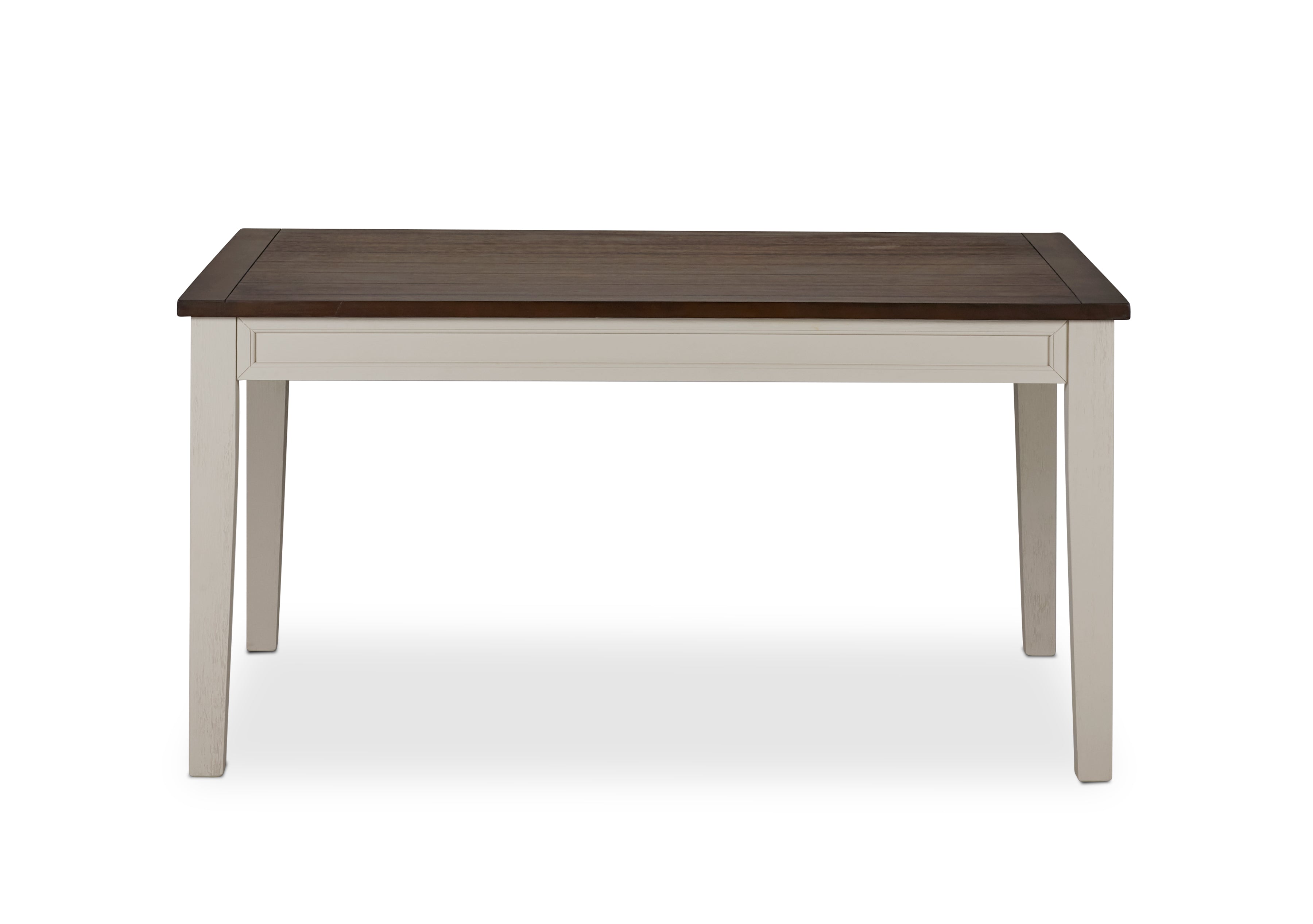 Caylie Dining Table - Ivory, Driftwood