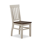 Caylie Dining Chair - Ivory, Driftwood