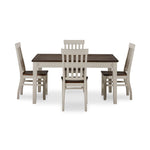 Caylie 5-Piece Dining Set - Ivory, Driftwood
