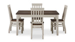 Caylie 5-Piece Dining Set - Ivory, Driftwood