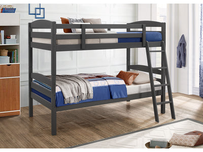 Charlie Twin Bunk Bed - Grey