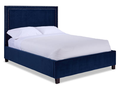 Chloe 3-Piece Queen Bed - Navy