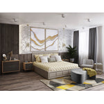 Conejo 3-Piece Queen Platform Lift Storage Bed - Beige