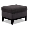 Crizia Ottoman - Dark Grey