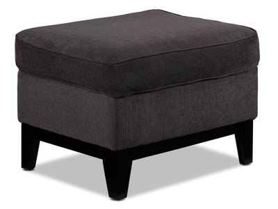 Crizia Ottoman - Dark Grey