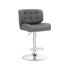 Bridger Bar Height Stool - Grey, Chrome