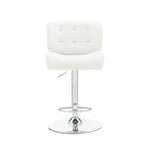 Bridger Bar Height Stool - White, Chrome