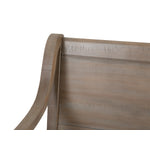 Paxton Place Bench With Back and Storage - Grayish Brown