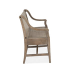 Paxton Place Bench With Back and Storage - Grayish Brown