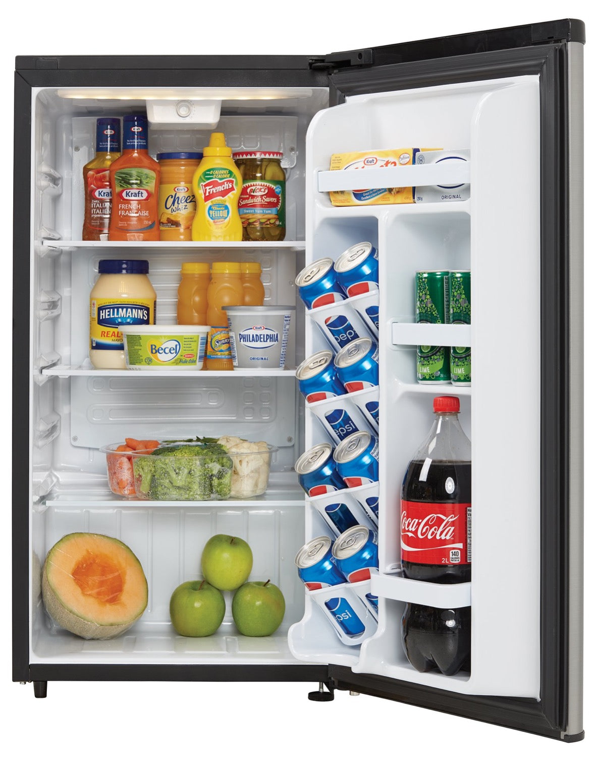 Danby Spotless Steel Contemporary Classic Compact Refrigerator (3.3 Cu.Ft.) - DAR033A6BSLDB-6