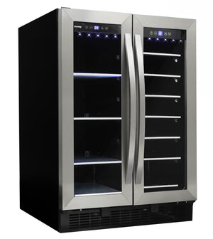 Danby Stainless Steel Beverage Center with Glass Doors (5.2 Cu.Ft) - DBC052A1BSS