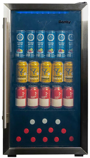 Danby Designer Tempered Glass Stainless frame Beverage Centre (3.1 cu. ft.) - DBC117A2BSSDD-6