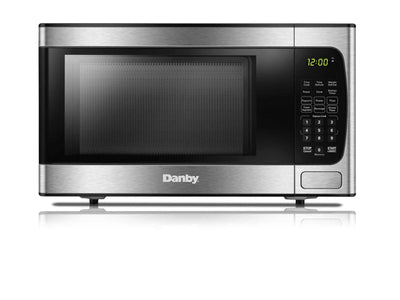 Danby Black And Stainless Countertop Microwave (0.9 Cu.Ft.) - DBMW0924BBS