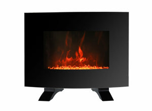 Danby Black Wall Mount Electric Fireplace (22") - DDEF02213BD13