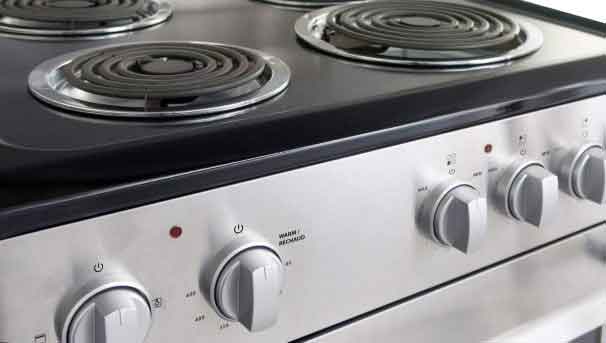 Danby Black and Stainless Coil Range 24" - DERM240BSSC