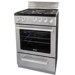 Danby Black and Stainless Coil Range 24" - DERM240BSSC