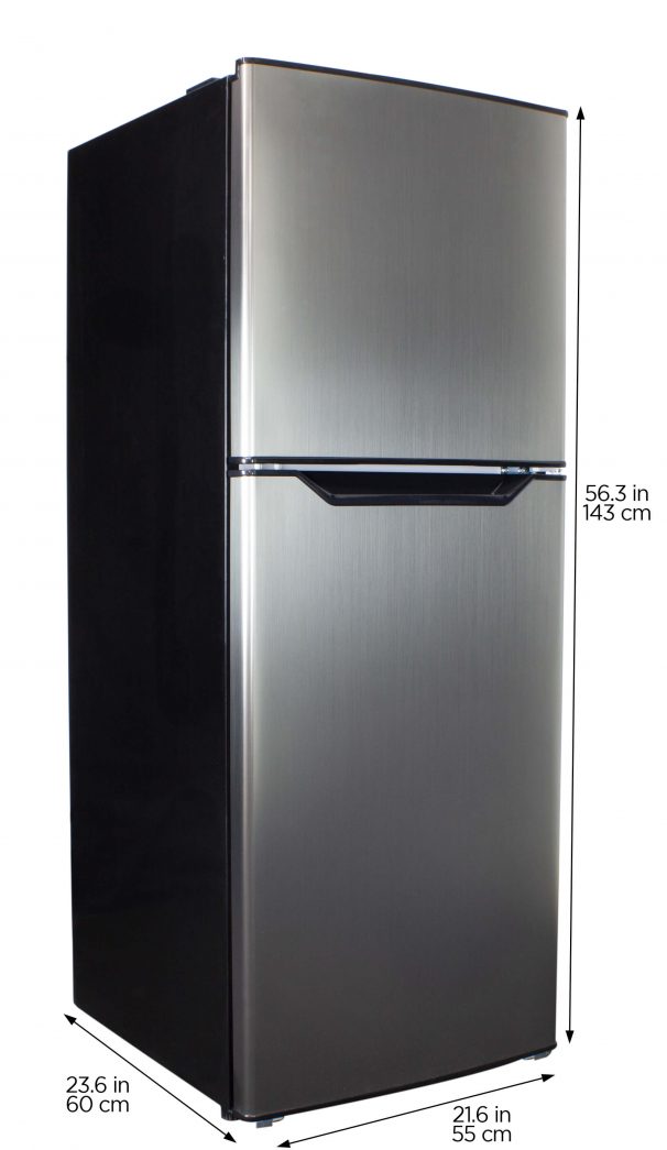 Danby Stainless Look Apartment Size Refrigerator 7.0 Cu.Ft. DFF070B1BSLDB-6