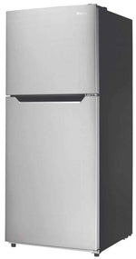 Danby 23.5" 10.1 Cu. Ft. Black And Stainless Look Top-Freezer Refrigerator - DFF101B1BSLDB