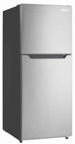 Danby 23.5" 10.1 Cu. Ft. Black And Stainless Look Top-Freezer Refrigerator - DFF101B1BSLDB