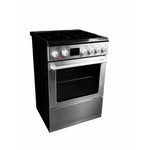 Danby Stainless Steel 24" Slide-In Smoothtop Electric Range with Air Fry (2.5 Cu. Ft.) - DRCA240BSSC
