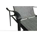 Hanlan Outdoor Lounger - Charcoal/Light Grey