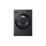 LG Black Steel 5.8 cu. ft. Front Load Washer with AI DD™ 2.0 and LCD Knob - WM6700HBA