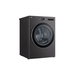 LG Black Steel 7.4 cu. ft. Ultra Large Capacity Smart Front Load Dryer with Built-In Intelligence & TurboSteam® - DLEX6700B