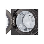 LG Black Steel 7.4 cu. ft. Ultra Large Capacity Smart Front Load Dryer with Built-In Intelligence & TurboSteam® - DLEX6700B