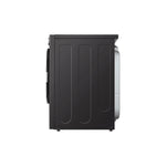 LG Black Steel 7.4 cu. ft. Ultra Large Capacity Smart Front Load Dryer with Built-In Intelligence & TurboSteam® - DLEX6700B